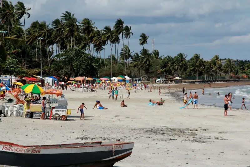 Algas acumuladas na praia em Madre de Deus chamam atenção, mas fenômeno é natural, explica estudante de Biologia